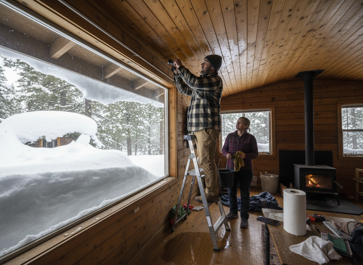 DIY Inspection for Leaks in Sugarloaf Cabins After Heavy Snow