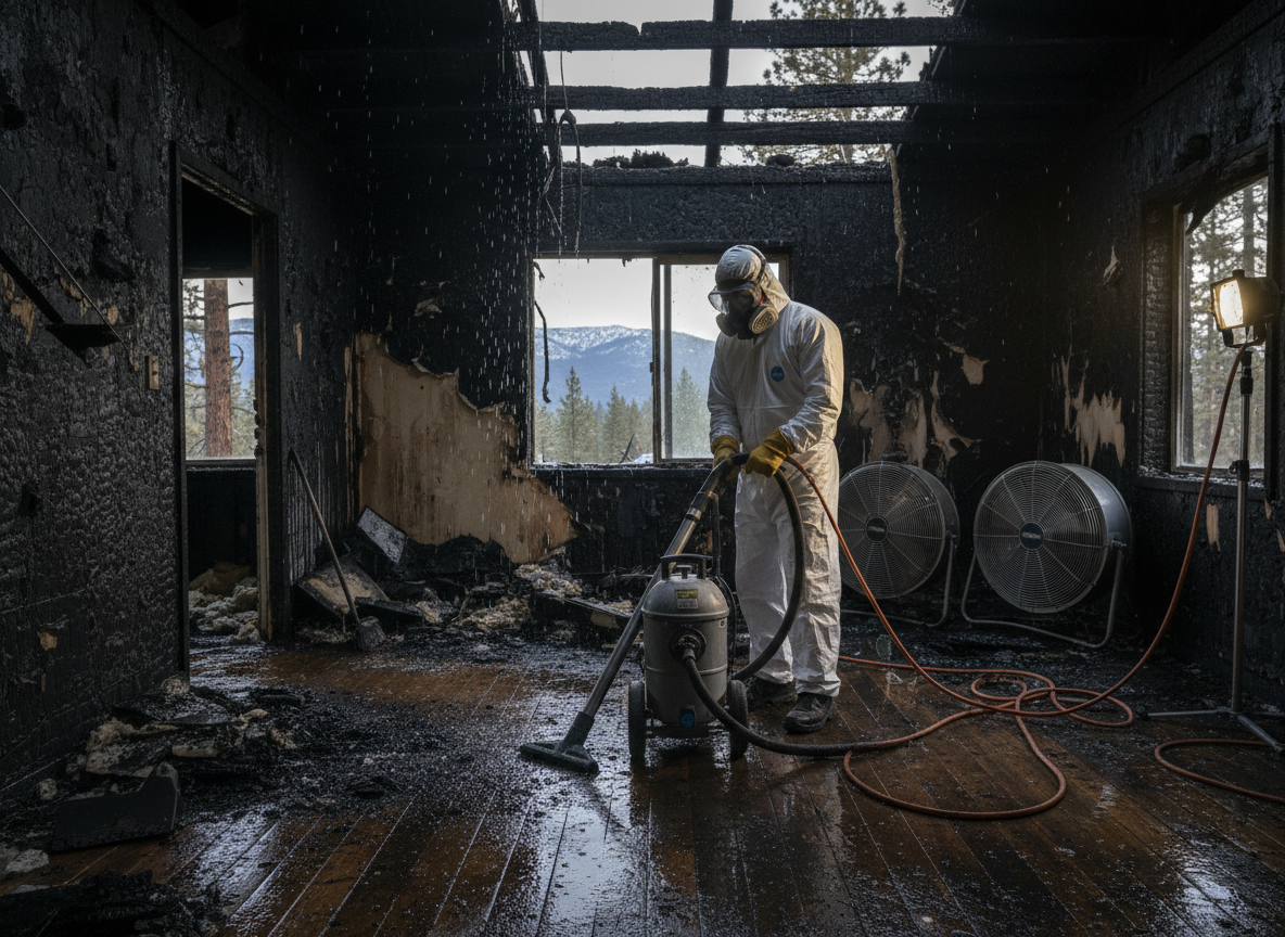 Water Damage Remediation After Fire in Sugarloaf, CA